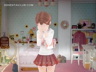 Unschuldig anime schätzchen vorführung unterwäsche unter den rock