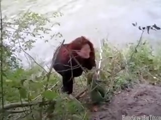 Un buono pomeriggio scopata giù da il fiume