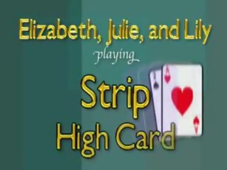 Elizabeth, julie in lily predvajanje trak visoko kartice