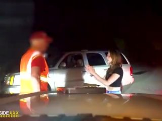 Roadside - ao ar livre pov roadside sexo vídeo com um mechanic