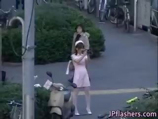 Naughty Asian Girl Is Pissing In Public Part4