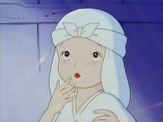 Lakuriq anime murgeshë duke pasur seks për the i parë kohë