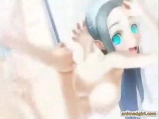 3d hentaï soubrette avec grand seins poking par transexuelle l'anime