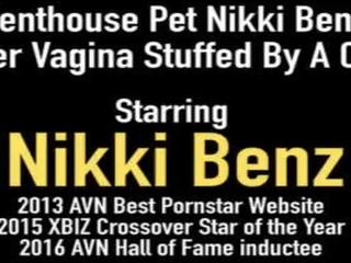 Penthouse vật nuôi nikki benz có cô ấy âm đạo nhồi qua một cock&excl;