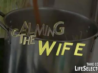 Life Selector: Amateur wife gets fucked by a dick and a cucumber.