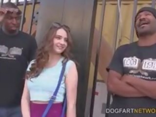 Elektra Rose Gets Fucked By Two Black Guys